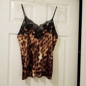 Natori Animal Print Camisole - Size Large